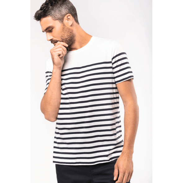 T shirt homme bio esprit marini re col rond Personnalis Prix le